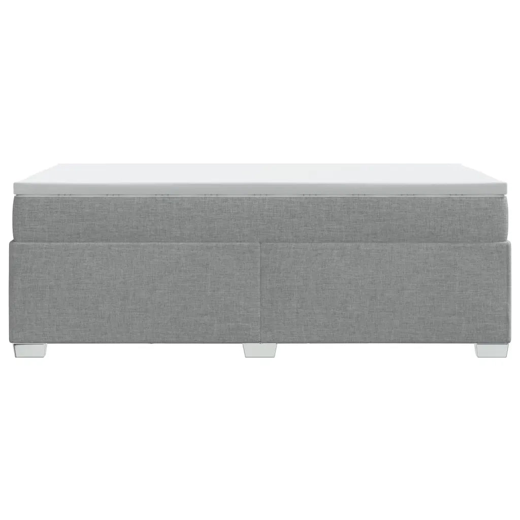 Giroletto a Molle con Materasso Grigio Chiaro 80x200 cm Tessuto 3285088