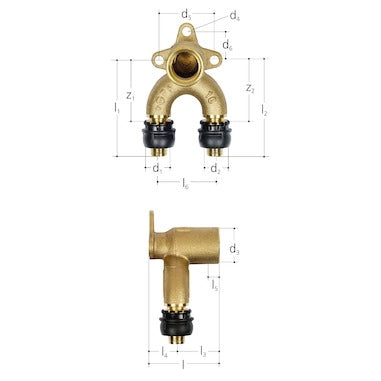 Adattatore Ilite Att.D.Rub.D16X1/2 10 Bar - George Fischer