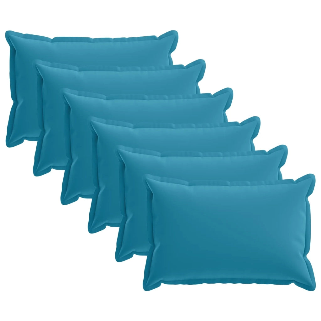 Federa 6 pcs HOUTEN Azzurro 50 x 70 cm Poliestere 919586