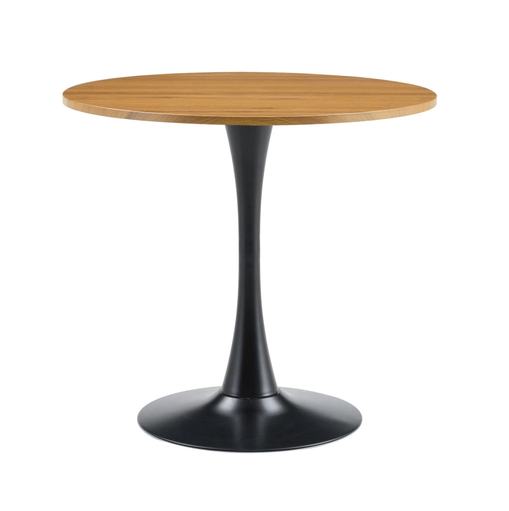 Tavolo rotondo Tulip Ø 80 cm in MDF e metallo
