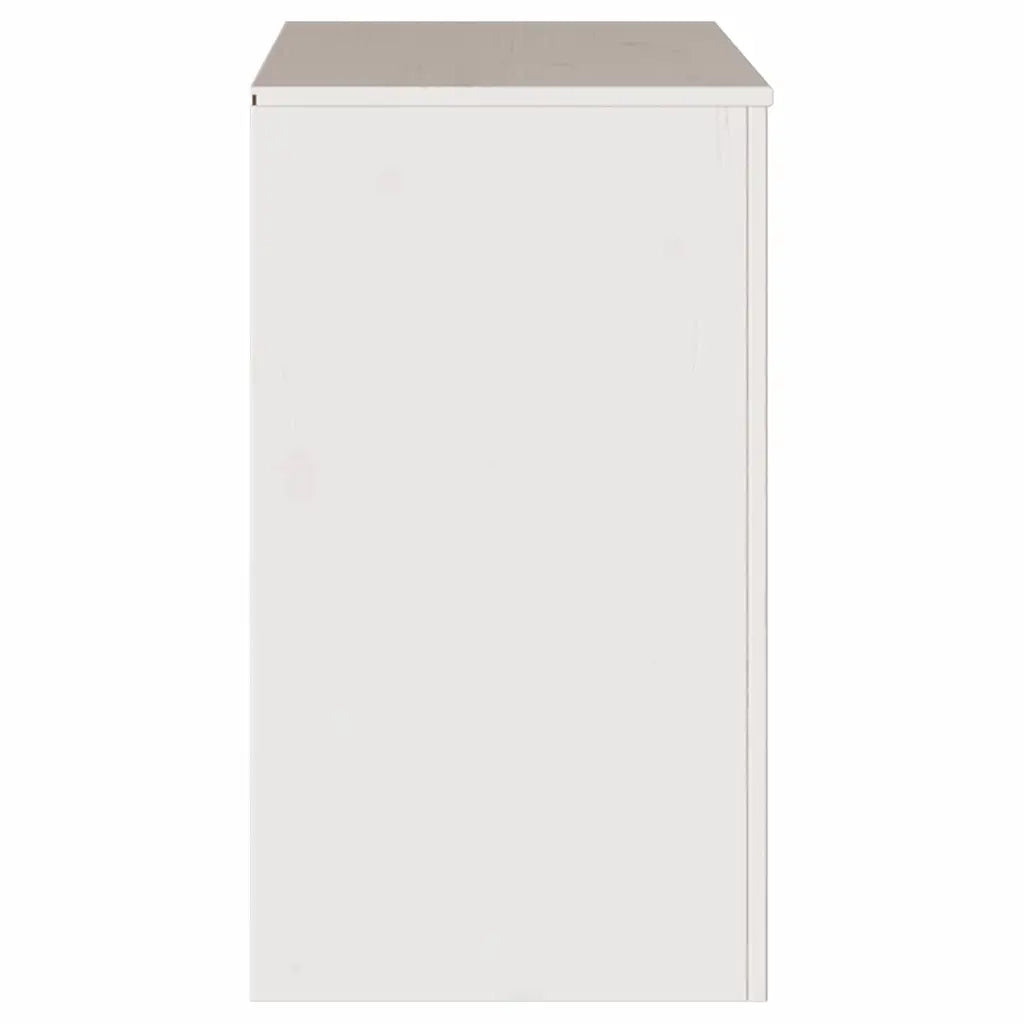 Credenza | Madia | Buffet da pranzo | Armadio da pranzo con cassetto Drammen Bianco 79 x 43 x 75.5 cm