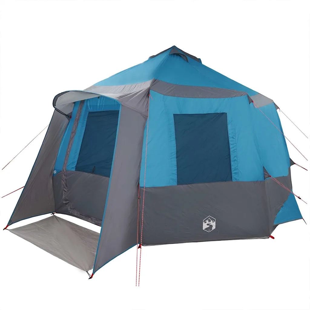 Tenda da campeggio per 12 persone con tetto Blu e Grigio 42001099