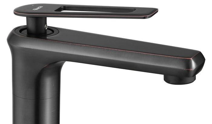 Rubinetto Da Lavabo Rea Blade Old Black High