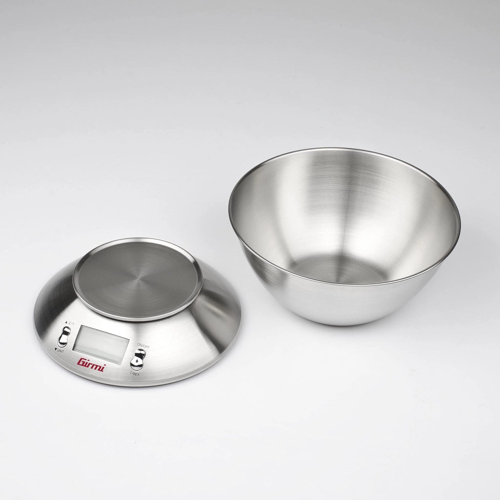 Bilancia da Cucina Digitale PS85 con Ciotola in Acciaio Inox Portata 3 kg
