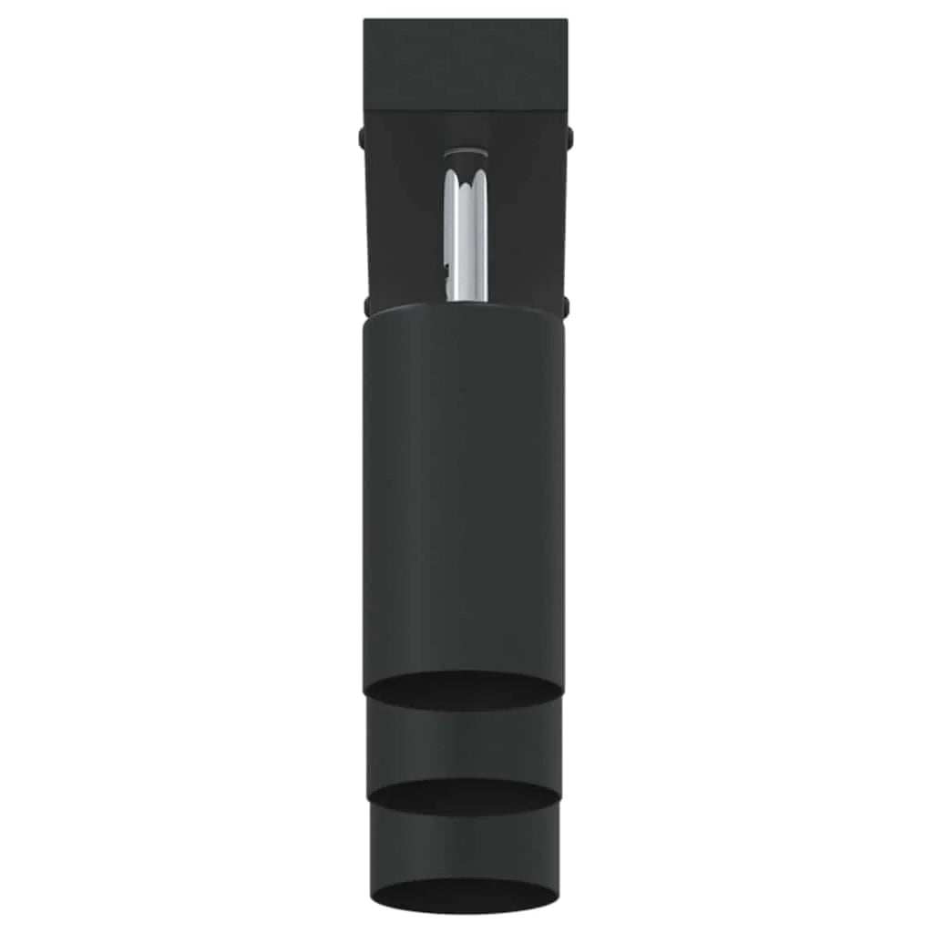 Faretto da soffitto moderno orientabile 38 x 5,5 x 16,5 cm metallo nero 02_0058305