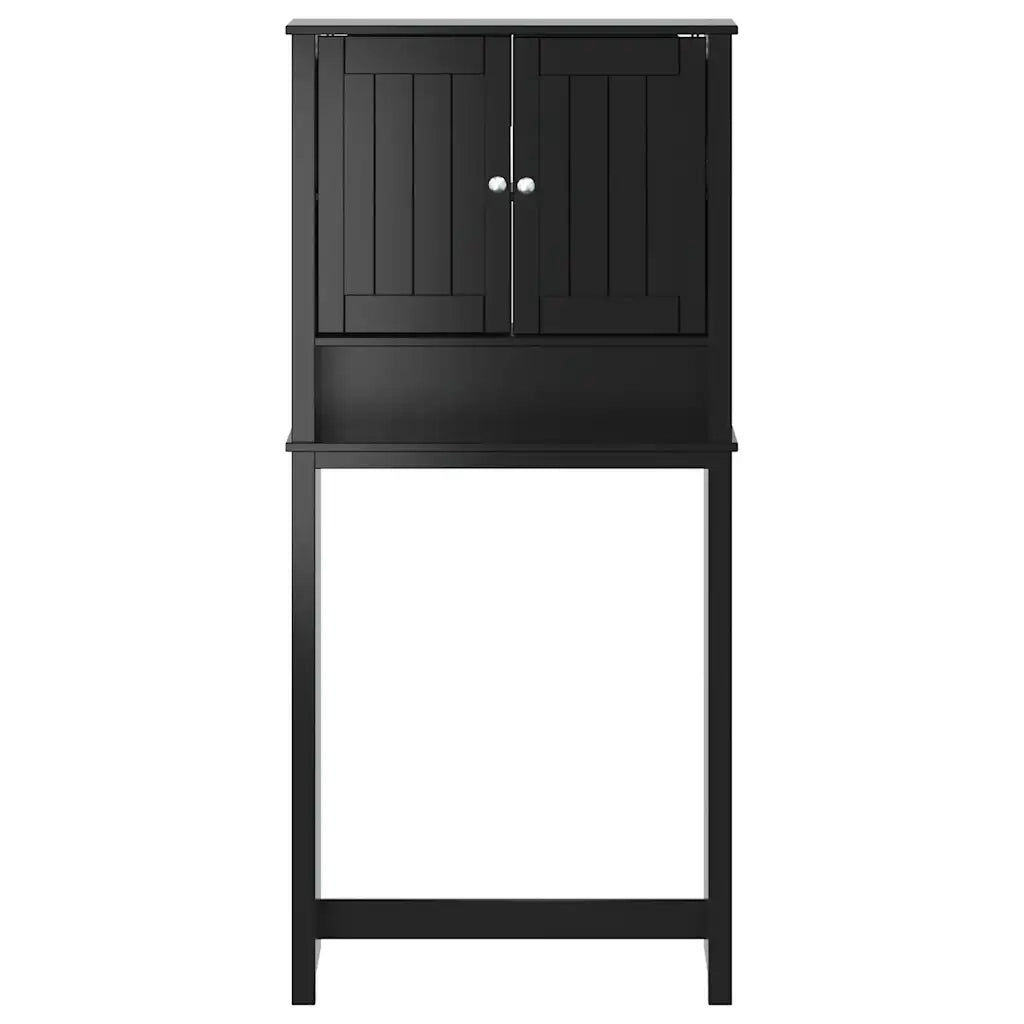 Mobile per Lavatrice BERG Nero 76x27x164,5cm Legno Massellocod mxl 107795