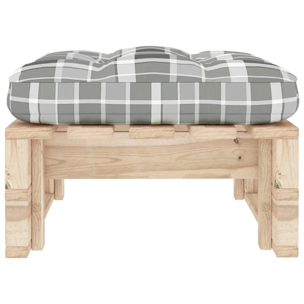 Ottomana da Giardino Pallet in Legno di Pino Impregnato 3066470