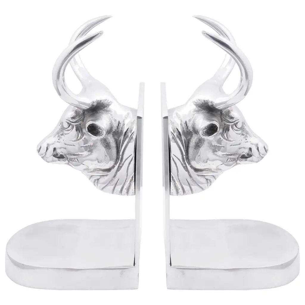 Fermalibri 2 pz Argento 17 x 15 x 27 cm Alluminio CFW7076072