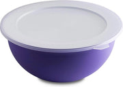 Saladekom 3,5 l con coperchio, antibatterico, in plastica, resistente al magnetron, resistente al lavastoviglie, realizzato in Italia