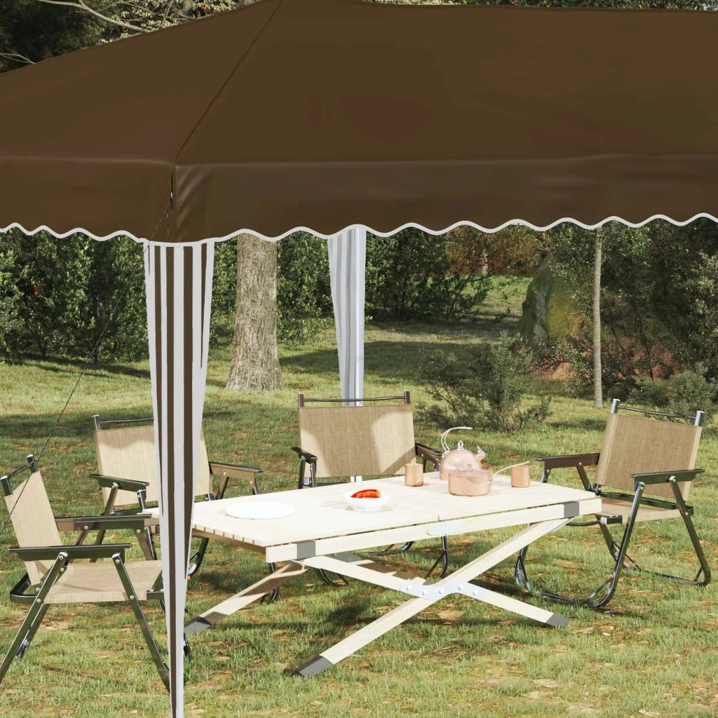 Tenda per feste a pop-up 575 x 290 x 245 cm Tortora 42019784