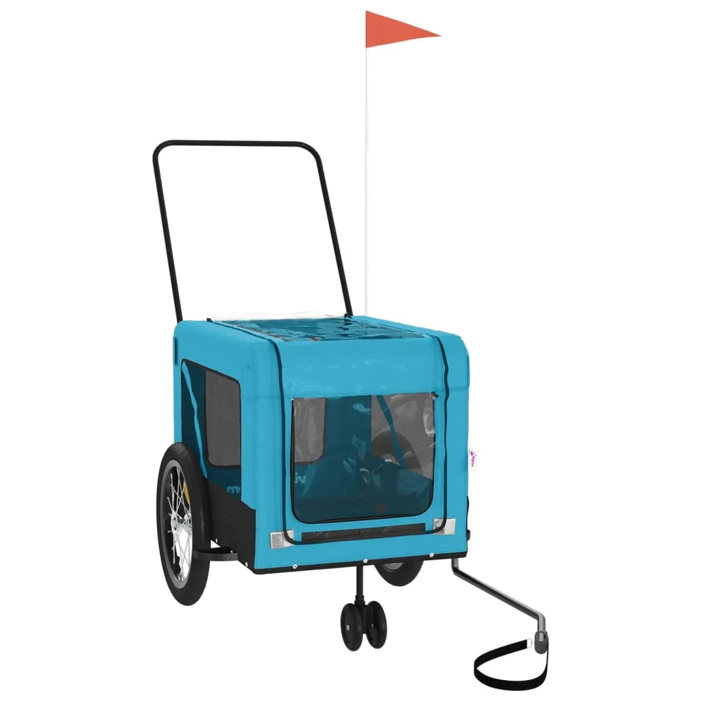 Rimorchio/carrello per animali domestici blu 02_0044258