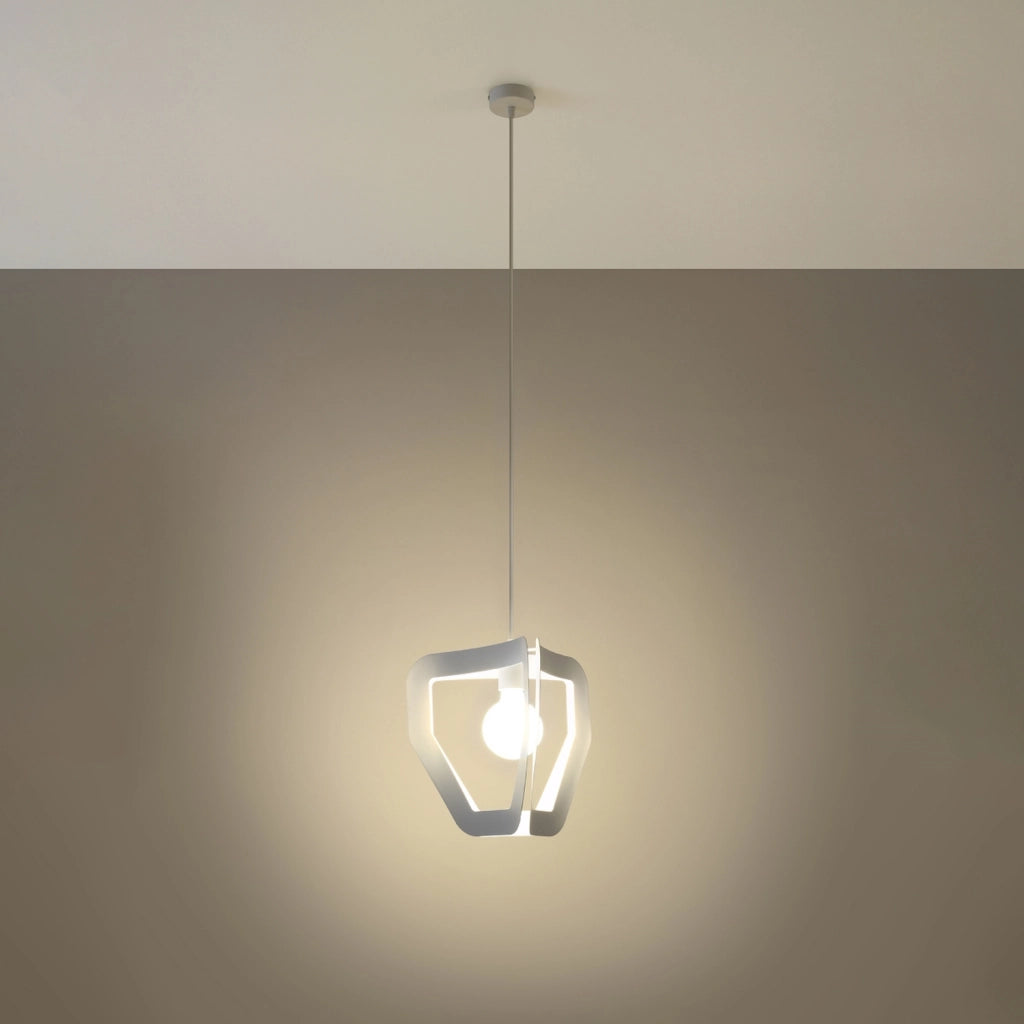 Lampada a sospensione Pure Lume TRIANOS PU.0929 bianca
