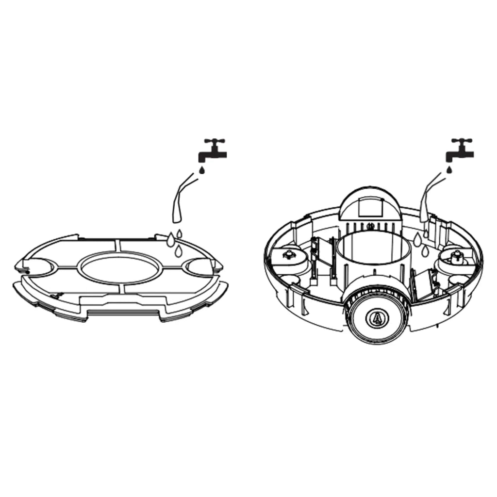 Robot Pulitore per Piscine senza Fili 27 W CFW9932847