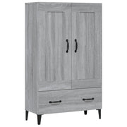 Credenza credenza cassettiera mobile contenitore organizer cucina soggiorno soggiorno Sonoma 70 x 31 x 115 cm derivati ​​del legno grigio 02_0036505