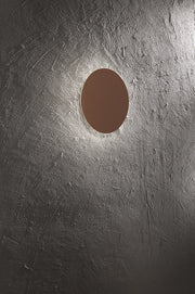 Plafoniera LED 28W CCT Dimmerabile 3000K-6000K Struttura in Metallo e Alluminio Verniciato a Polvere Colore Marrone Metallizzato - Perenz