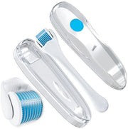 Dermaroller per Microneedling - 0,5mm - Apparecchiatura per Mesoterapia - Anti-Invecchiamento - Cura della Pelle - Riduzione dei Segni di Età - Trattamento per Striature