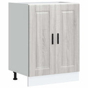 Pensile da cucina | Base da Cucina Porto Grigio Sonoma in Legno Multistrato