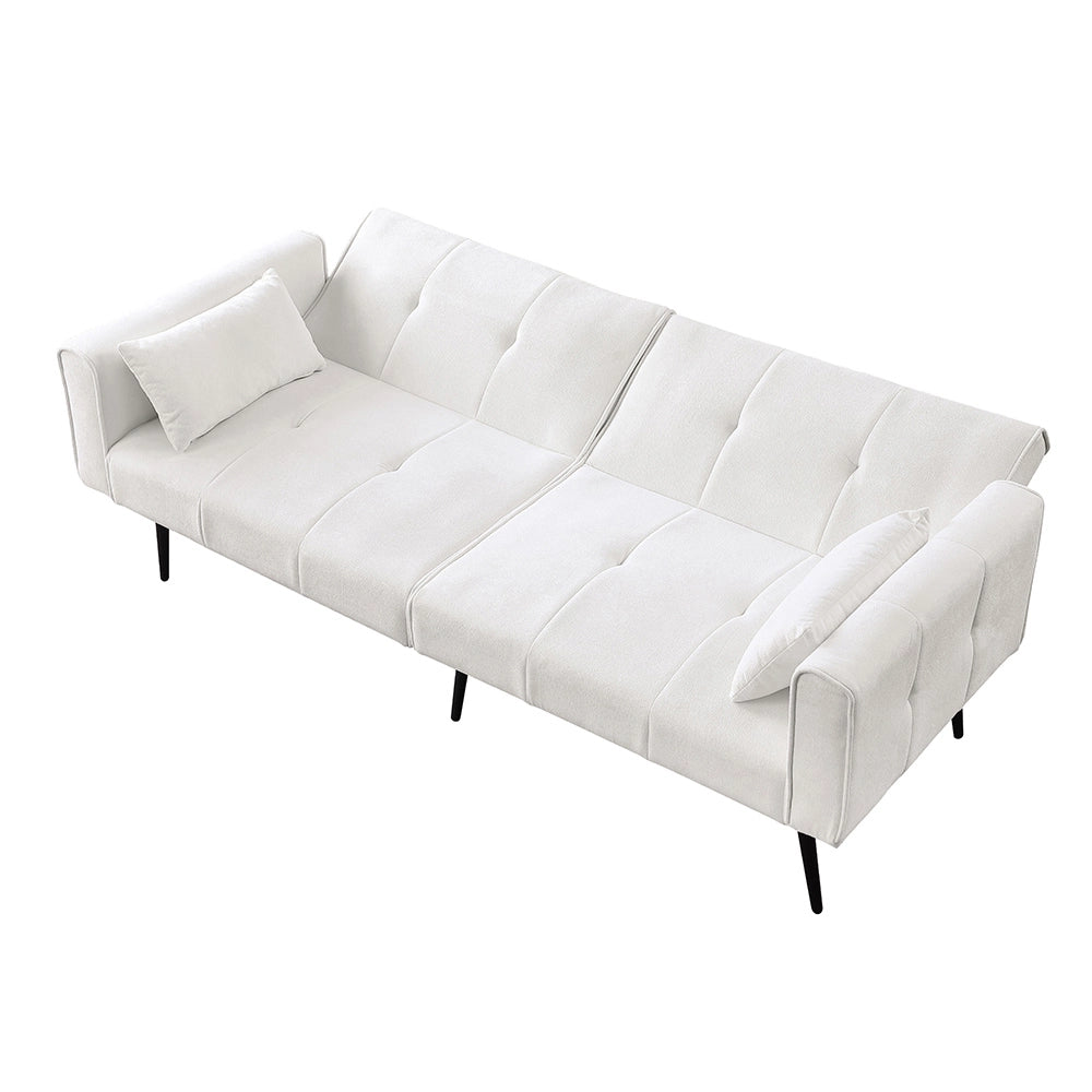 Divano letto futon - Xylo - 2 posti, schienale regolabile