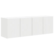 Mobile TV da parete 2 pz | Armadietto TV | Mobile Porta TV Bianco 59,5 x 31 x 40 cm