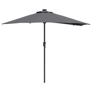 Ombrello | Parasol da giardino Antracite 294 x 150 x 223 cm