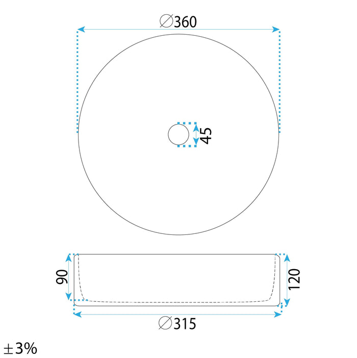 Lavabo Da Appoggio Rea Stefania