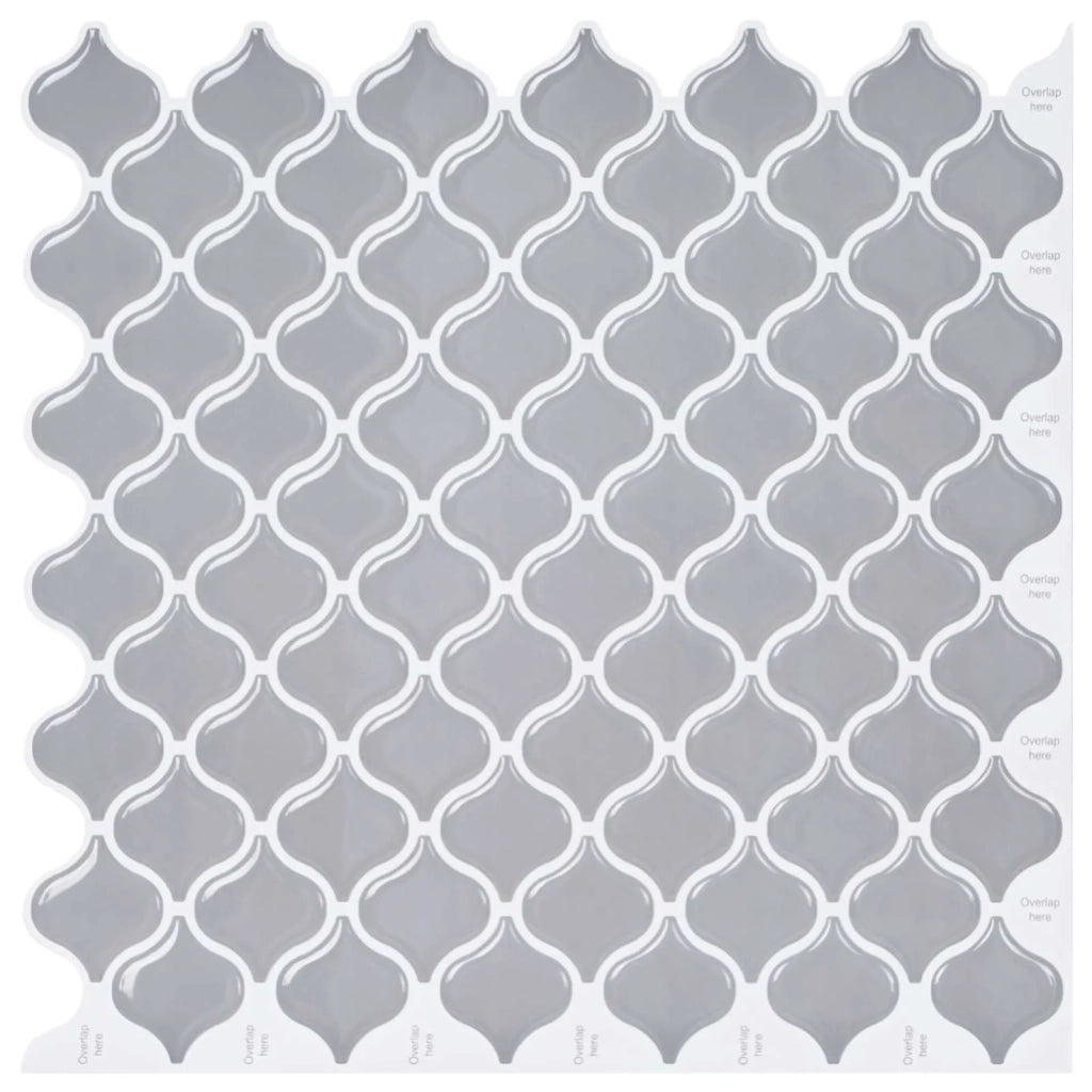 Piastrella Lanturn 20 pz Grigio 27 x 27 cm Poliuretano e PET CFW1229268