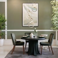 Lampada A Sospensione Led G073-3cpr Gold