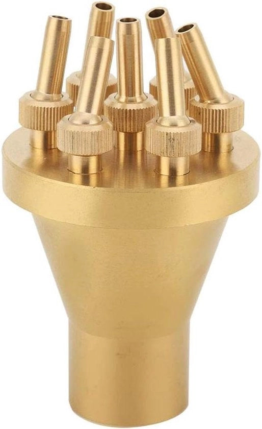 Pompa per vasca da giardino con 2 trappole e getto a 1" con stile rettilineo centrale - per vasca da giardino fontana - testata per irrigatore