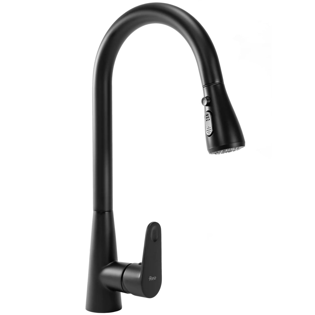 Rubinetto Da Cucina Rea Mild Black Mat