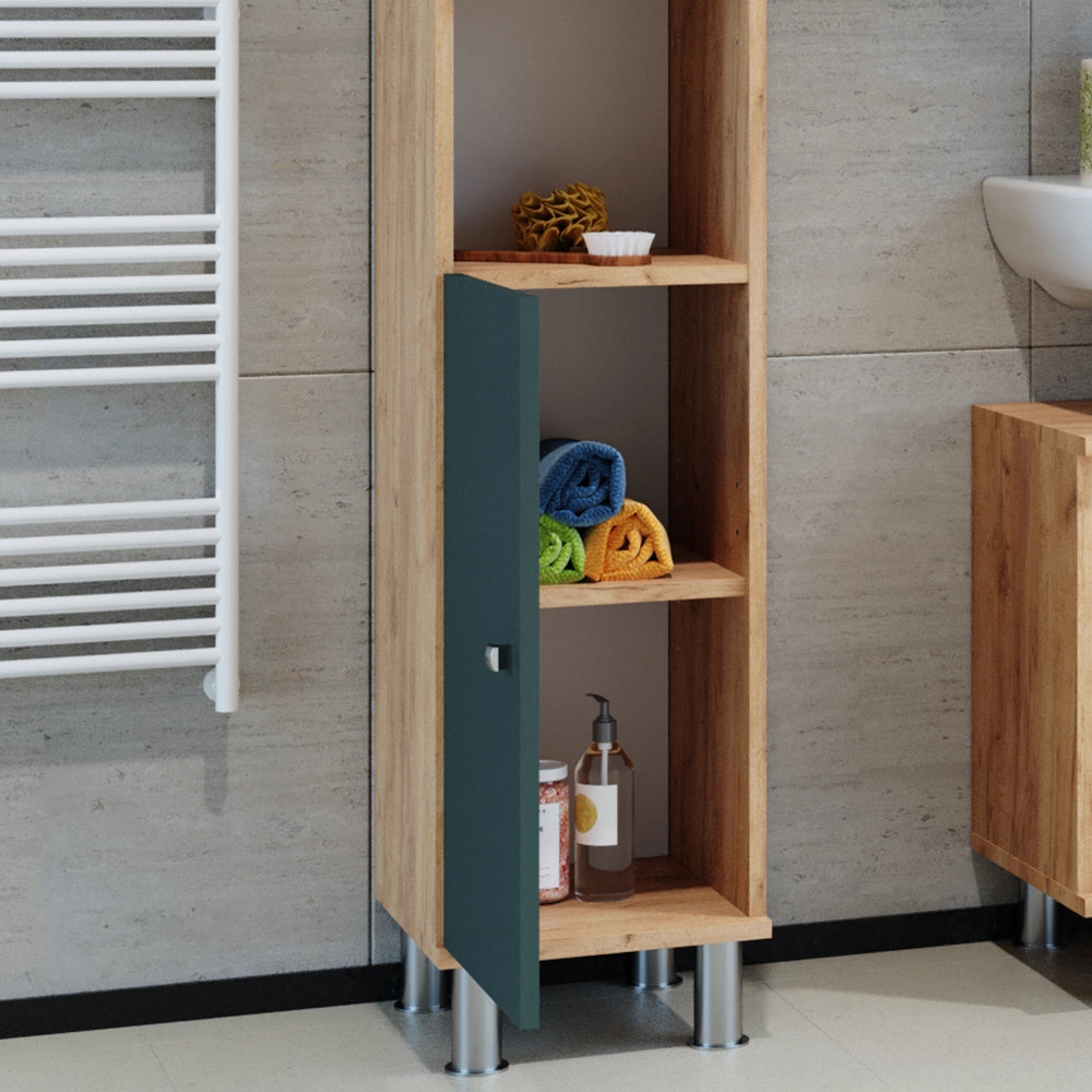 Vicco Mobile bagno alto Quercia dorata 30 x 190 cm