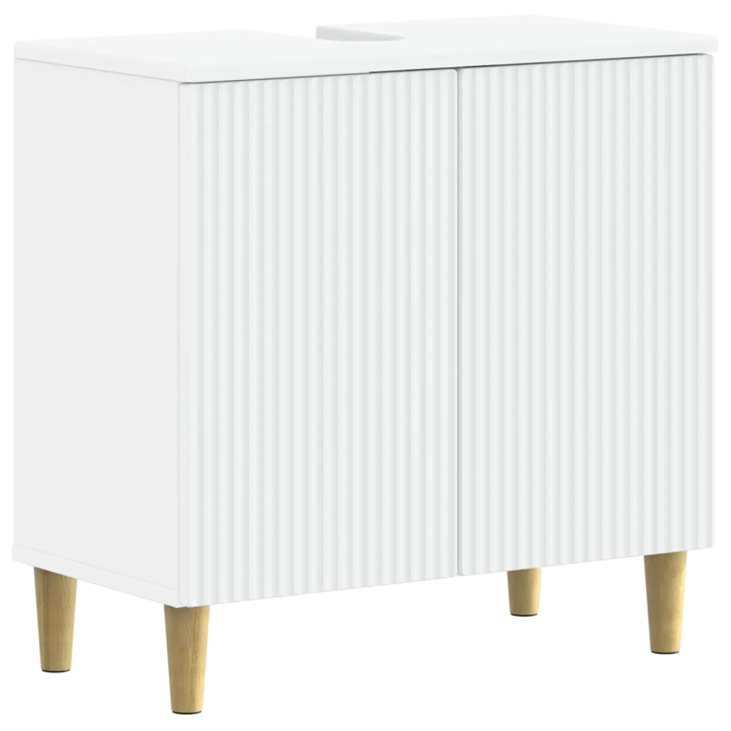 Armadio per Lavabo da Bagno ARNHEM Bianco 59,5 x 31,5 x 59 cm 896565