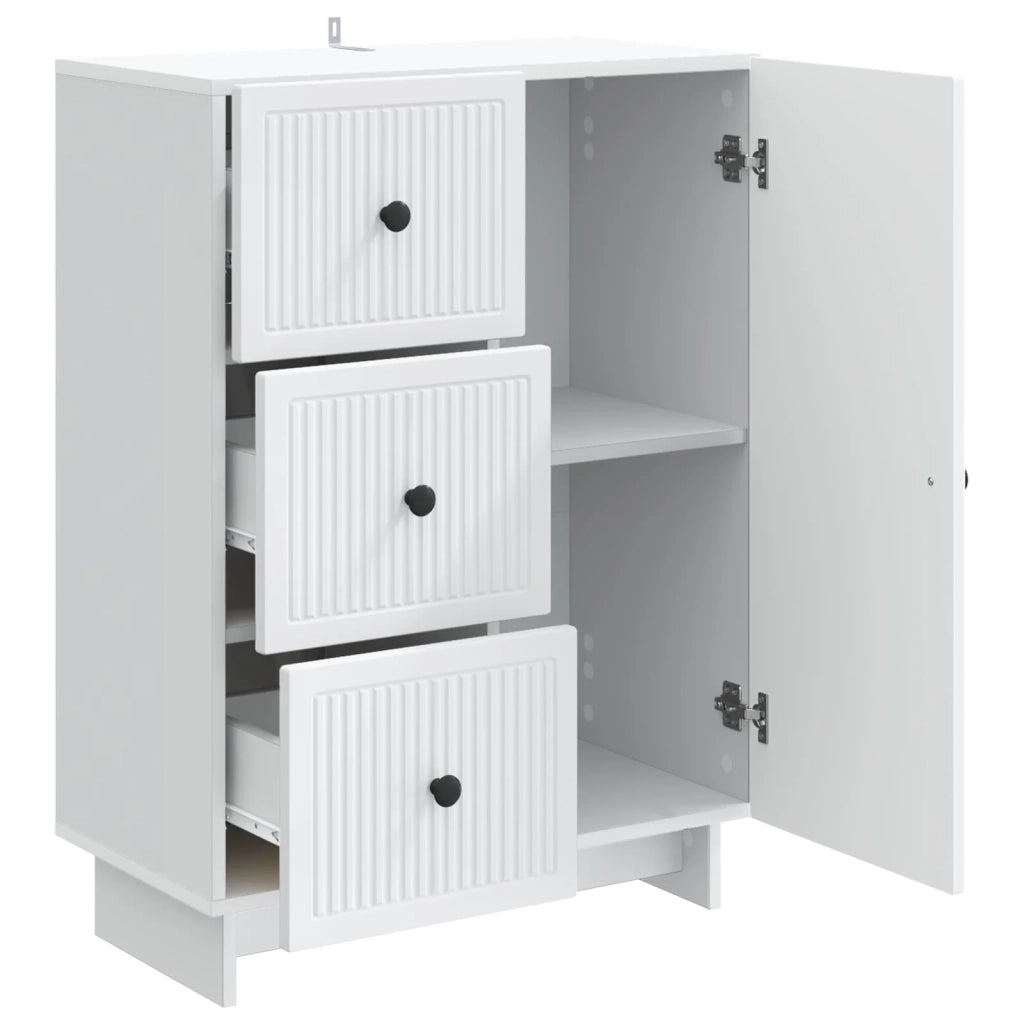 Credenza Bianco 66 x 34,5 x 90 cm Legno ingegnerizzato 893935