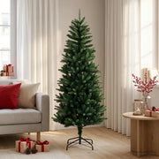 Artificial Hinged Christmas Tree 150 cm PE e PVC Verde 42052633