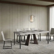 Consolle allungabile 90x40/196 cm Diamante Small Premium cashmere telaio orso
