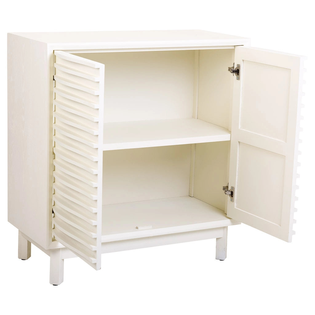 Credenza in legno con 2 porte 85x40x90,5