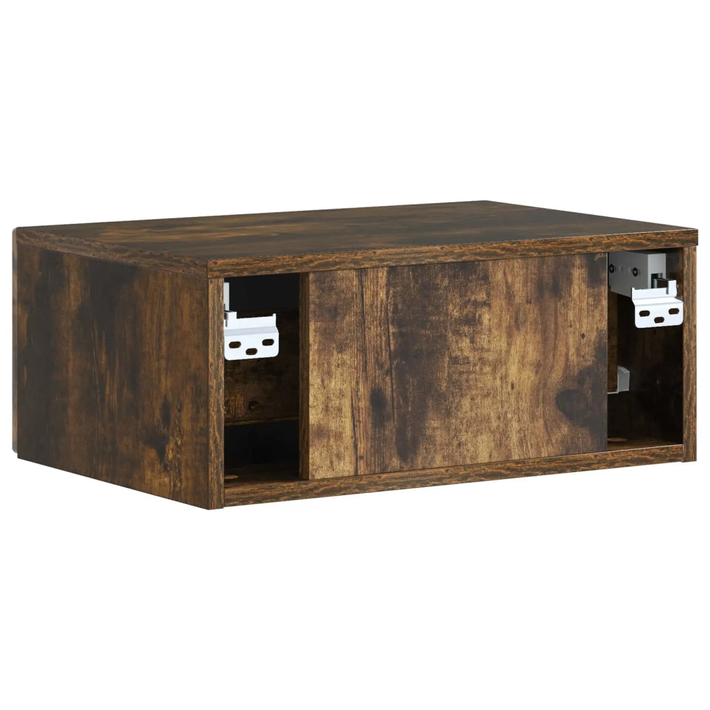 Armadio da Notte Rovere Fumo 49 x 34,5 x 20 cm 897945