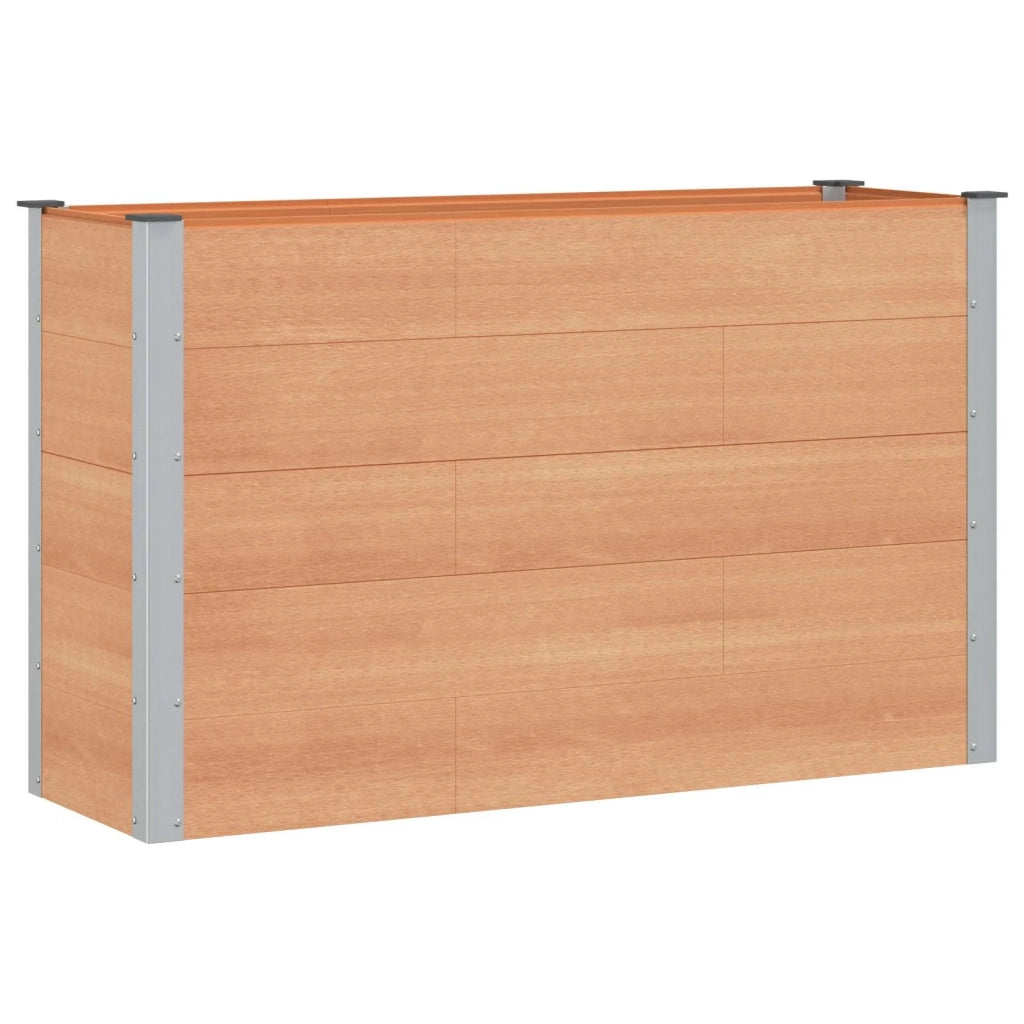 Fioriere | Cassetta per fiori | Letto rialzato da giardino Marrone 150 x 50 x 91 cm