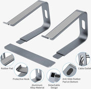 Altezza Regolabile per Laptop Ergonomica Supporto per Notebook in Alluminio per PC da 10 a 17 pollici