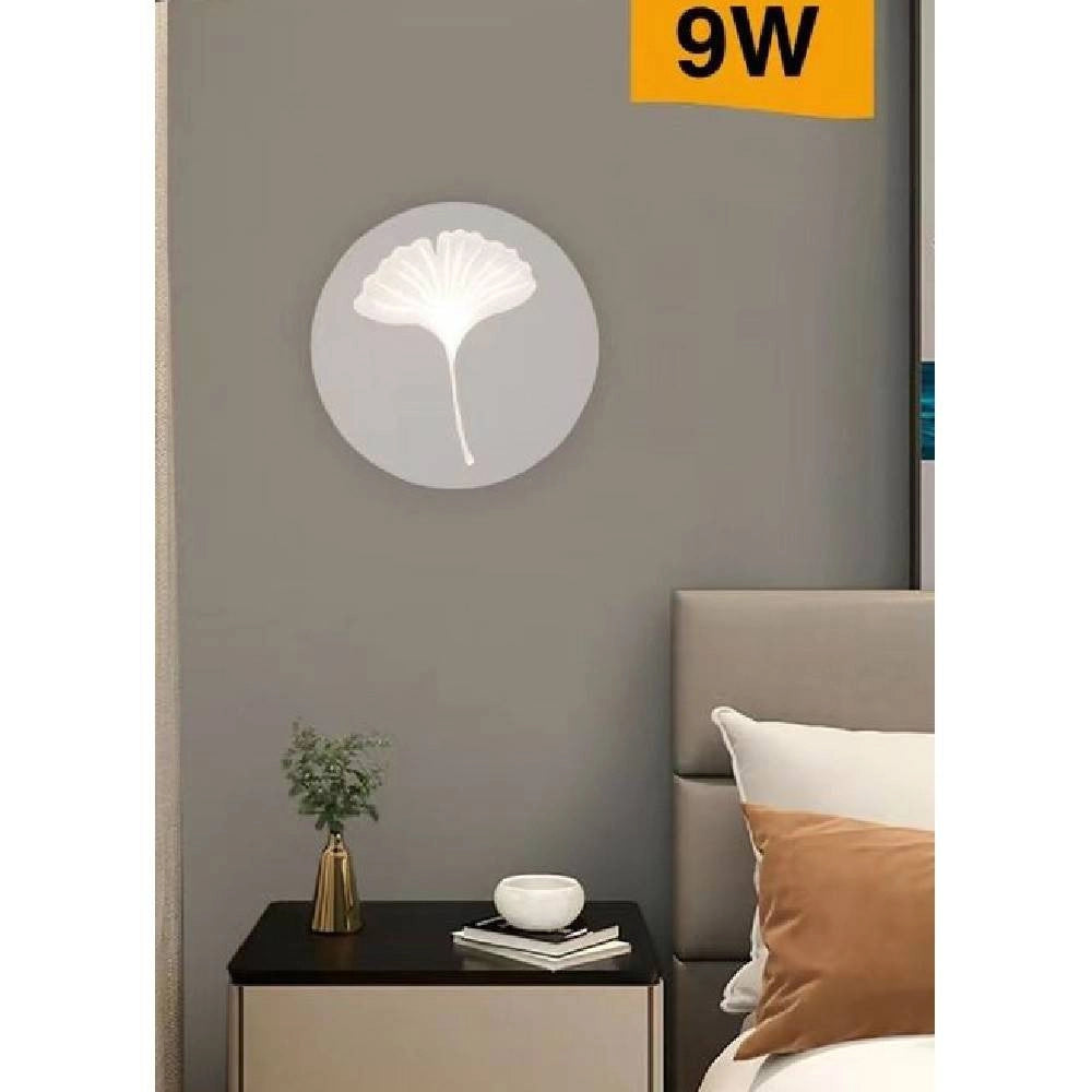 Trade Shop - Applique Moderno Led 9 W Parete Decorativa Con Fiore 3 Temperature Luce Aq29-b3c -