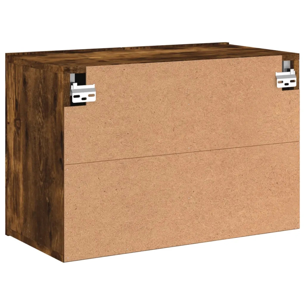 Mobile TV a Parete | Armadietto TV | Mobile Porta TV Rovere Fumo 60x30x41 cm