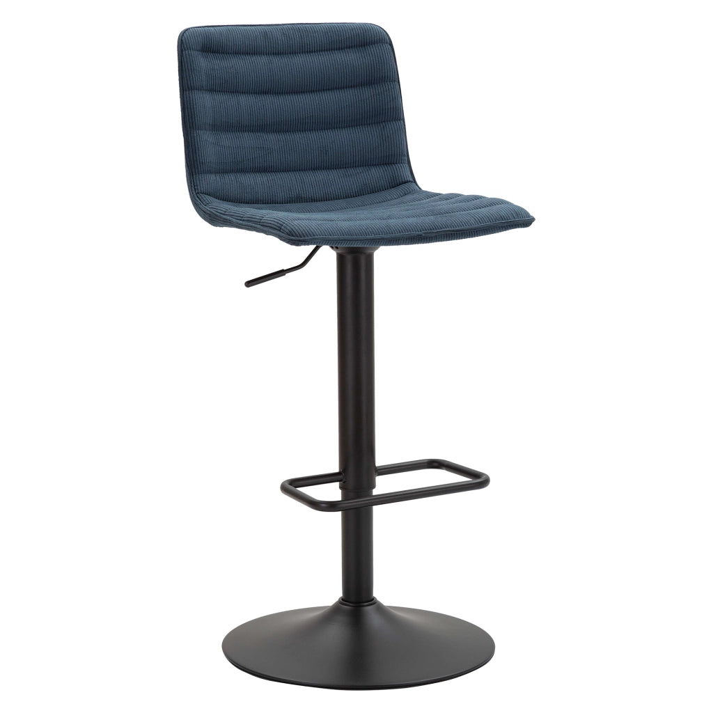 Essaou, Sgabello Regolabile, 43x50x86h cm blu