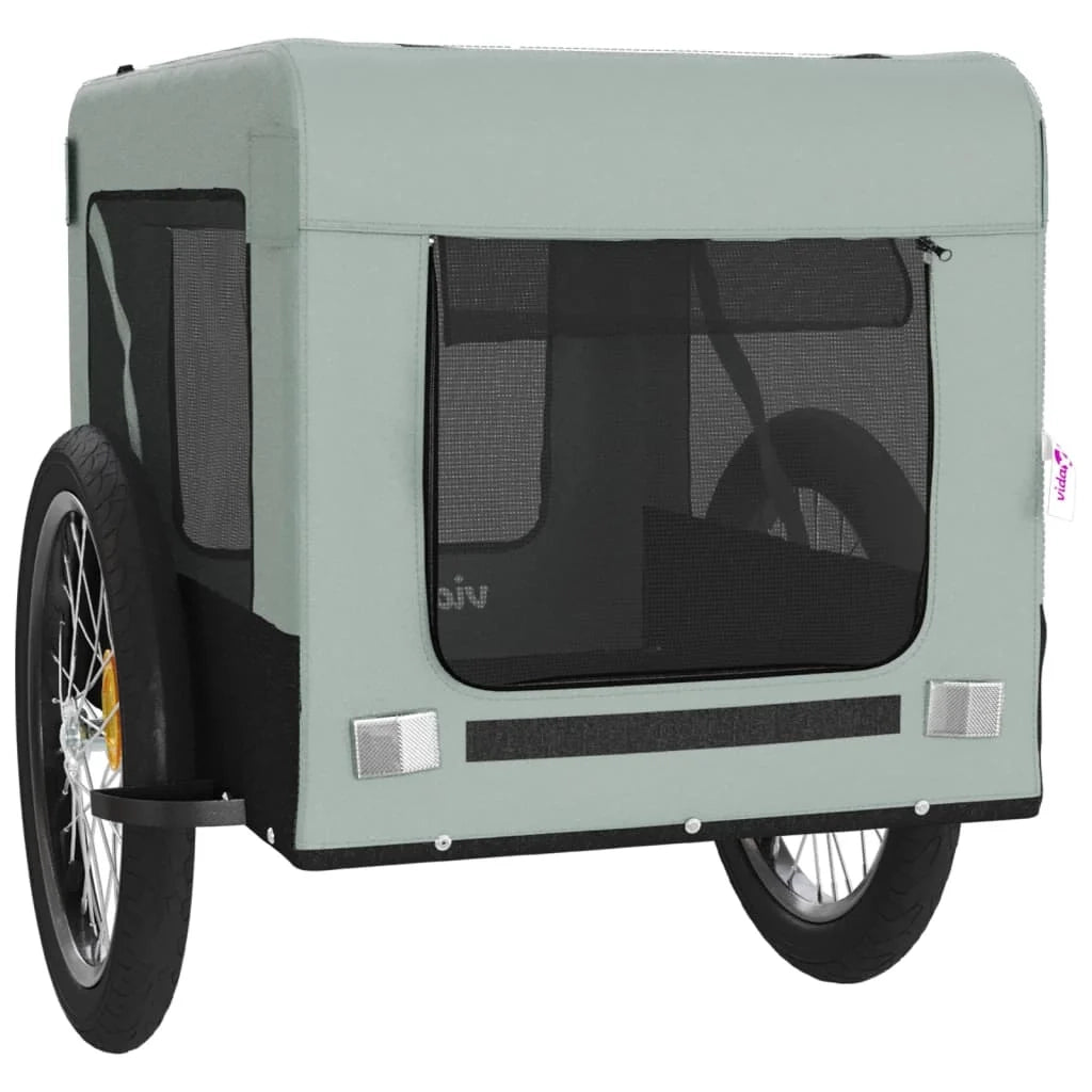 Rimorchio/carrello per animali domestici grigio 02_0044262