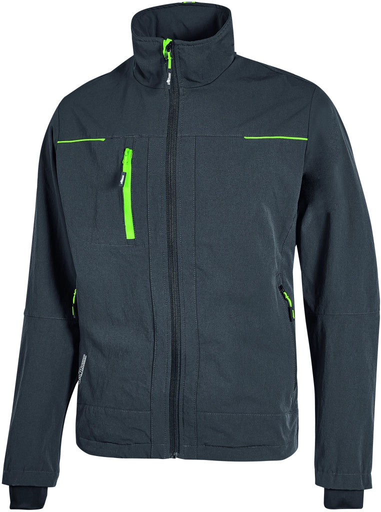 U-Power GIACCA PLUTON Col. Grigio/Verde  Mis. M