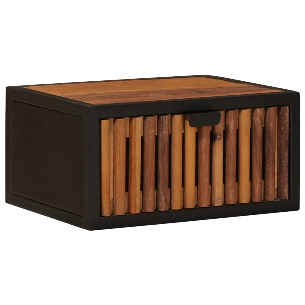 Comodino a muro fatto a mano Naturale 40 x 30 x 20 cm 42020088