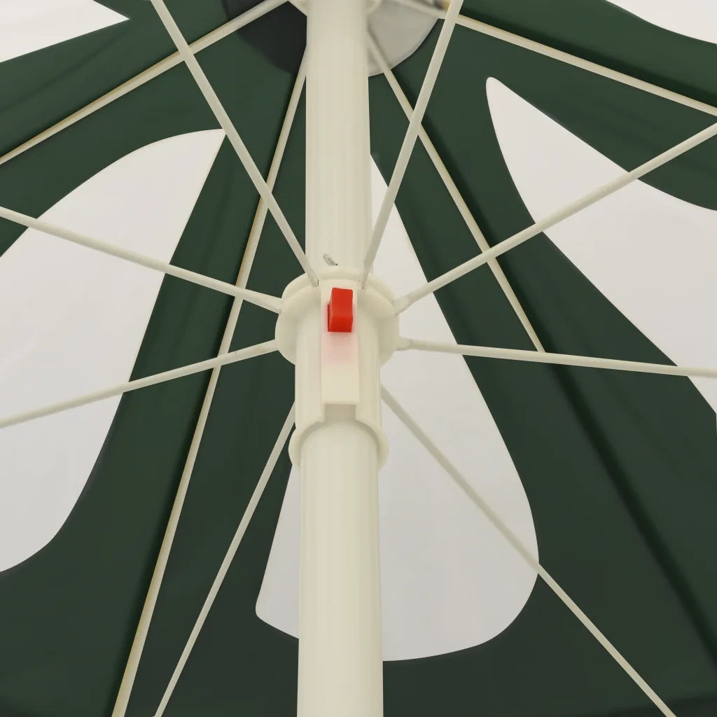Ombrellone da Spiaggia Verde 240 cm