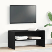 Mobile Porta TV Rovere Nero 80x40x40 cm in Legno Multistrato 862393