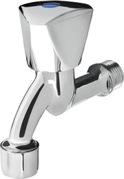 Valvola di scarico 1/2" AG maniglia di apertura facile - rubinetto per acqua fredda - connessione esterna - finitura cromata su rame 190534