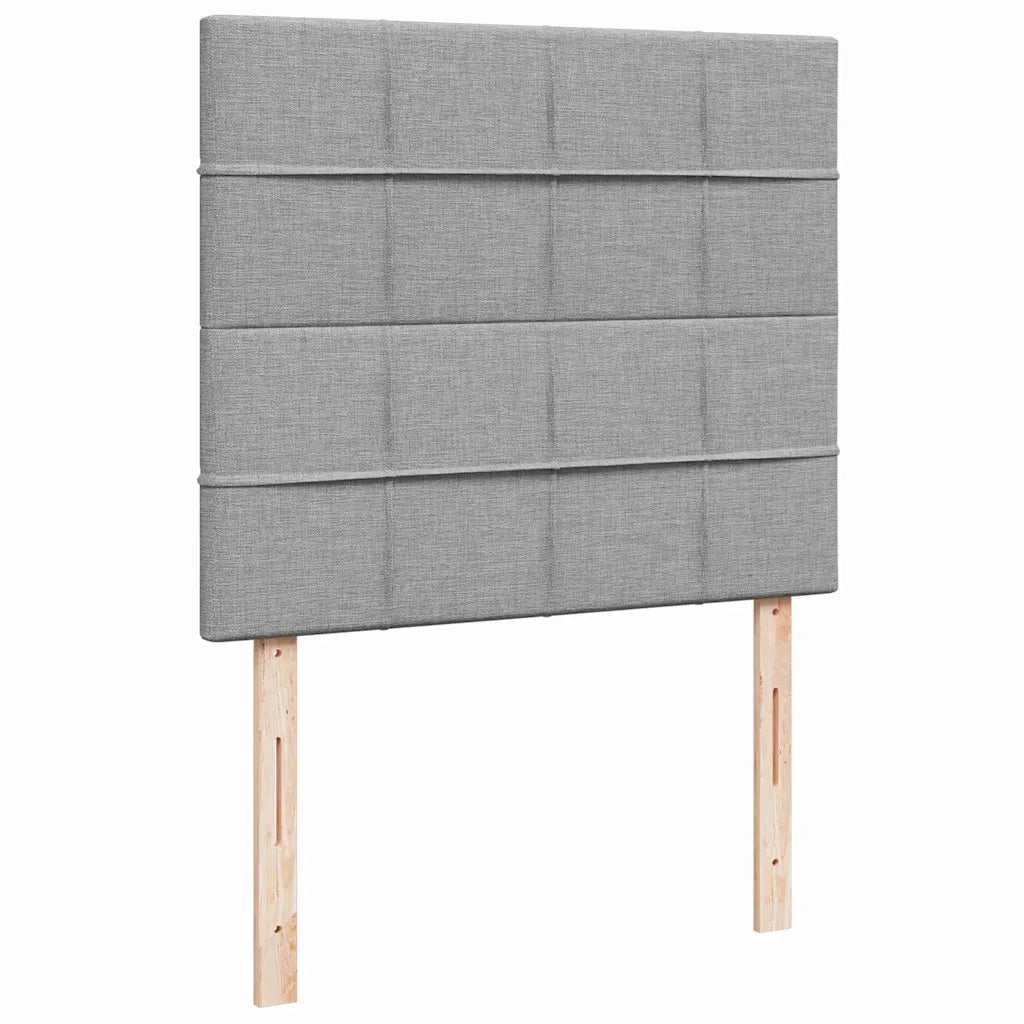 Struttura Letto Pouf con Materasso 120x200 cm in Tessuto 3313996