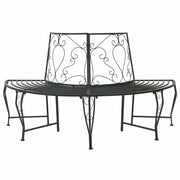 Panchina per Alberi 4-Numero di posti 160 x 80 x 89 cm Acciaio 42029532