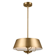 Sospensione Luella Kichler ottone Ø41cm 3xE14 regolabile